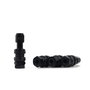 OMP Juego de 4 Válvulas de Aluminio para Llantas, Negro