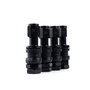 OMP Juego de 4 Válvulas de Aluminio para Llantas, Negro