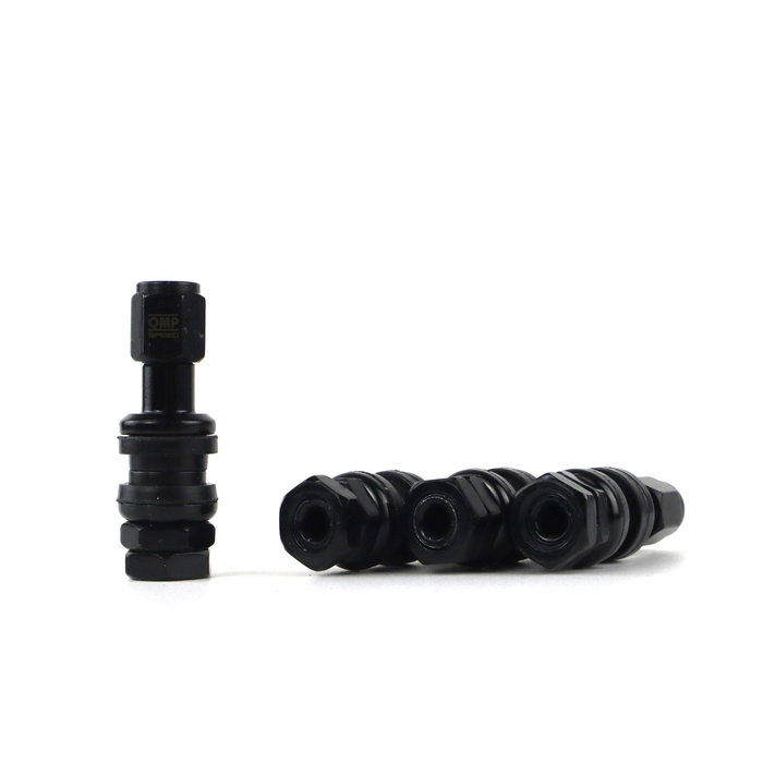 Omp Valvulas De Aluminio Para Llantas Color Negro OMPS09990001 Juego De 4 Valvulas Para Neumaticos