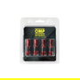 Omp OMPS09990006 Juego 4 Válvulas Aluminio Para Neumáticos Llantas Rojo