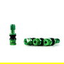 Omp OMPS09990008 Juego de 4 Válvulas de Aluminio para Llantas, Color Verde