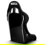 Sparco S008014RNR Asiento de Fibra de Vidrio QRT FIA 8855-1999 Nivel de Entrada Ultraligero