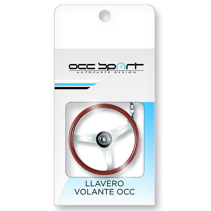 Occ Motorsport Llavero Volante Deportivo OCCG0001 - Diseño Racing para Llaves, Accesorio Tuning y Motorsport