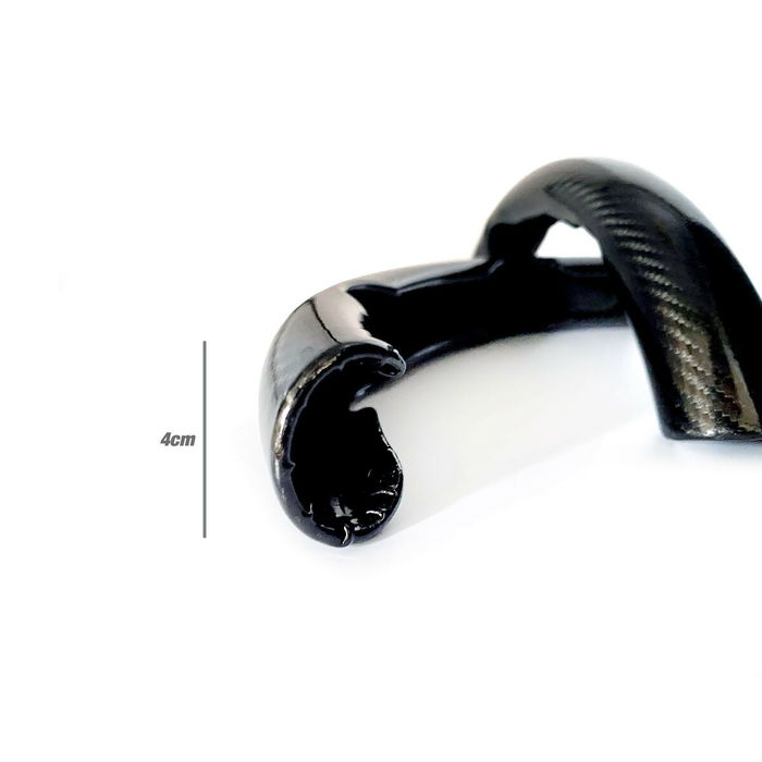 Occ Motorsport Funda Volante 2 Piezas Efecto Carbono OCCFV0001 Universal Gris y Negra Antideslizante