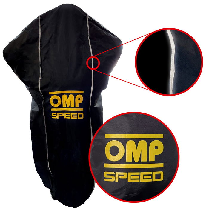 OMP Speed Funda Moto Exterior-Interior Impermeable Talla S Oxford 300D 203x117x127 cm OMPS18020419