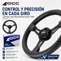 Occ Motorsport Volante Semidesplazado Mod. Classic Piel de Nappa Brazos Negros