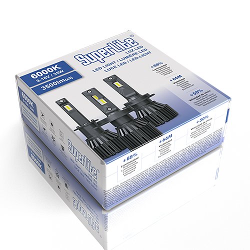 Abc Kit de bombillas LED H1 Superlite CANBUS 6000K 35W