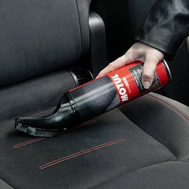 Motul MTL110141 Limpia Tapicerías, Limpiador de Tejidos y Moquetas en Spray con Cepillo Incorporado para Automóvil