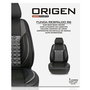 Origen CS6 ORG80125 Funda Respaldo Ergonómico Negro-Gris Ajuste Universal Fácil Instalación Polyester PVC Foam 6mm