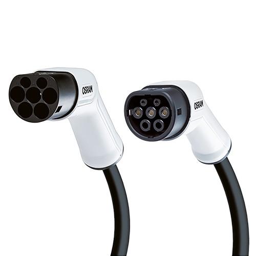 OSOCC Cable de Carga para Coche Eléctrico Tipo 2, 32A 3 Fases, 7.4 kW, Compatible con Vehículos Eléctricos, Modelo OSOCC23P05