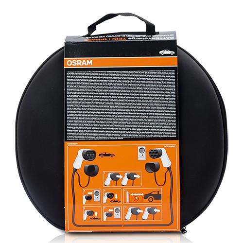 OSOCC Cable de Carga para Vehículo Eléctrico (EV) OSOCC21605 - 1 Fase 16 Amperios, Compatible con la Mayoría de Coches Eléctricos