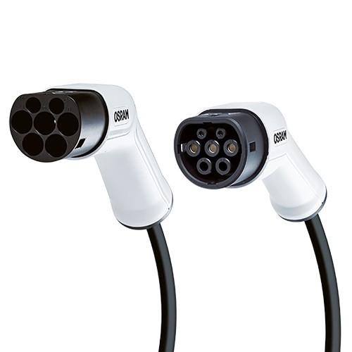 OSOCC Cable de Carga para Vehículo Eléctrico (EV) OSOCC21605 - 1 Fase 16 Amperios, Compatible con la Mayoría de Coches Eléctricos