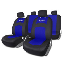 Sparco Juego de Fundas de Asiento 402 INTL Azul