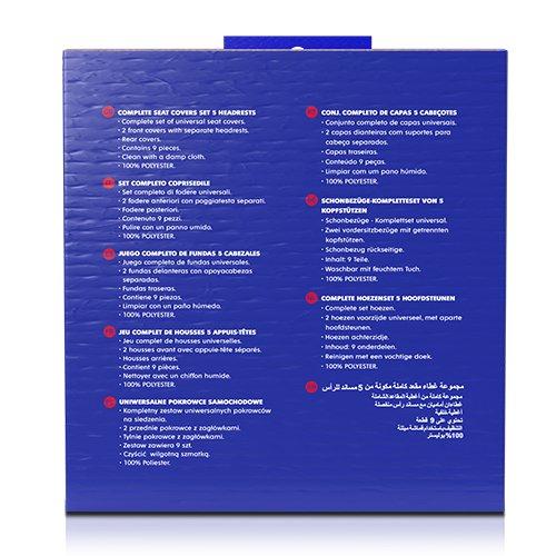 Funda de asiento Sparco SPCS402BL Negro/Azul