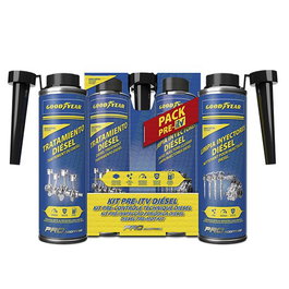 Goodyear Kit Pre-ITV Diesel ZGODA0007 con Limpia Inyectores y Aditivo para Combustible, Mejora Rendimiento y Reduce Emisiones