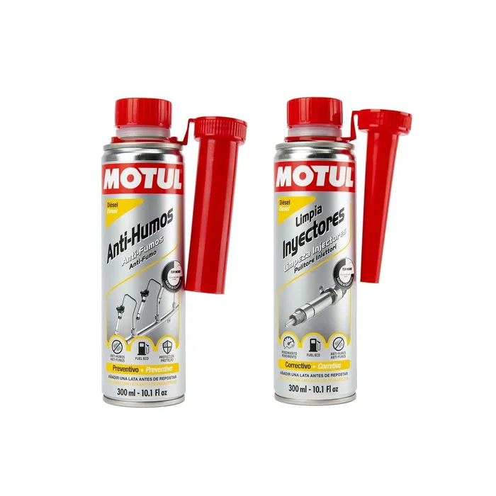 Motul Kit Pre ITV Diesel CS6 ZMTL111259 Limpiador Inyectores y Anti-Humo para Motores Diesel