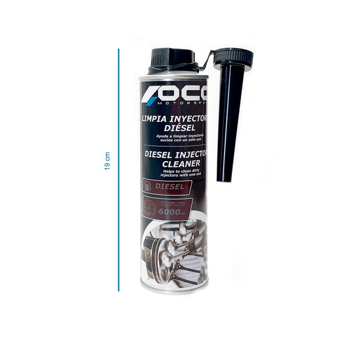 Occ Motorsport Limpia Inyectores Diesel OCC49004 - Limpiador y Lubricante para Sistema de Inyección, Mejora Atomización Combustible, Motor Diesel