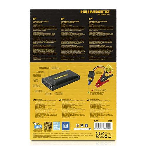 Abc Arrancador de Batería 12V 8000Ah Power Bank USB-C/USB-A 29.6Wh con Luz LED, para Coche, Moto, Barco - CS10 HUMMH3T