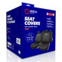 Sparco Juego de fundas de asiento Strada Negro/Rojo