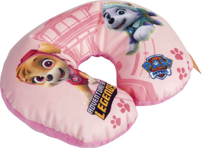 Paw Patrol Almohada De Viaje Niña CZ10627 Infantil Cómoda y Segura
