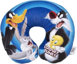 Licensing I37Talla M CZ10977 Almohada de Viaje para el Cuello Niños Disney/Looney Tunes Talla M