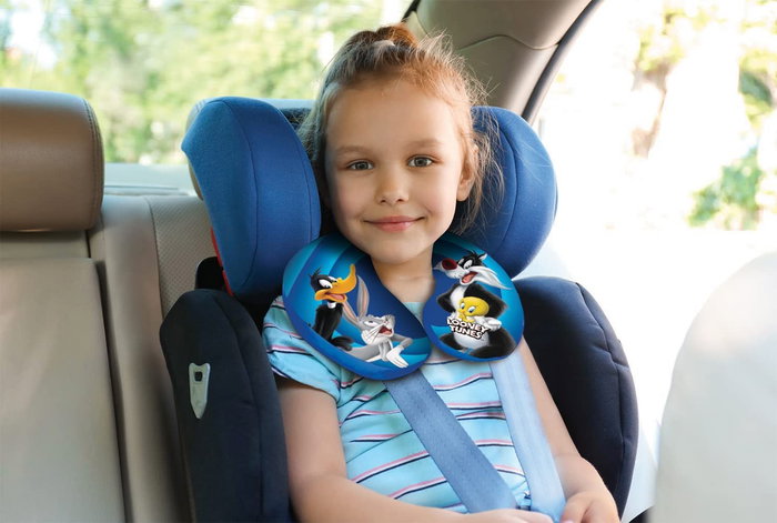 Licensing I37Talla M CZ10977 Almohada de Viaje para el Cuello Niños Disney/Looney Tunes Talla M