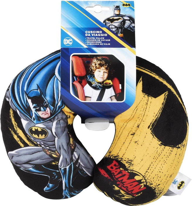 Batman Almohada de Viaje para el Cuello Niños Talla M CZ10976 con Microperline