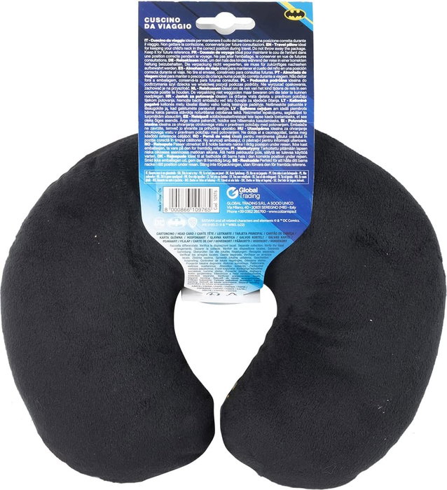 Batman Almohada de Viaje para el Cuello Niños Talla M CZ10976 con Microperline
