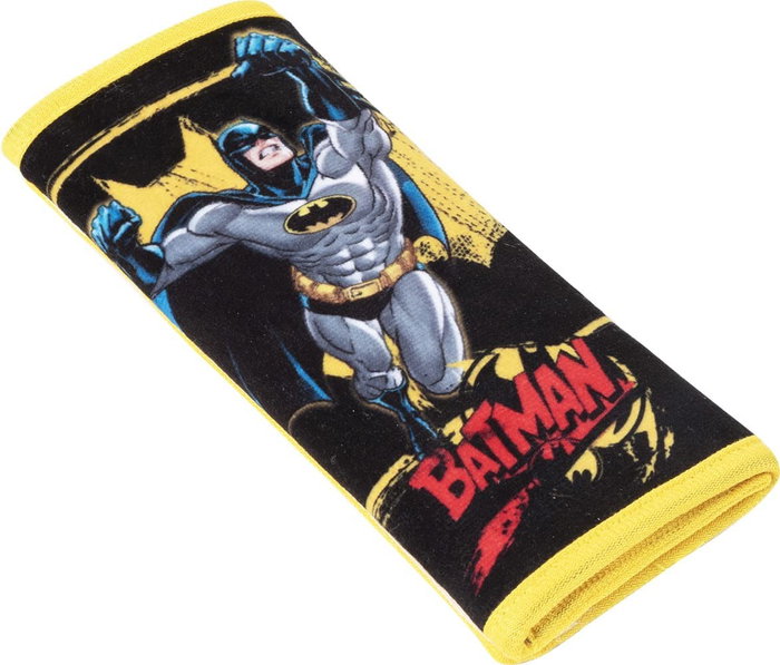 Disney Almohadilla Suave Cinturón Seguridad CZ10978 Batman Rosa Poliéster Terciopelo Niño