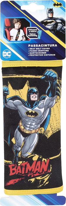 Disney Almohadilla Suave Cinturón Seguridad CZ10978 Batman Rosa Poliéster Terciopelo Niño