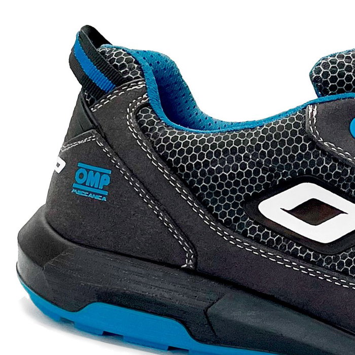 OMP Meccanica Zapatillas de Trabajo Seguridad S1P SRC ESD Pro Sport Gris Azul Talla 42