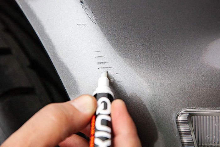 Quixx Bolígrafo Reparador de Pintura QQ10010 para Arañazos Profundos y Rasguños, para Todos los Colores y Pinturas Brillantes