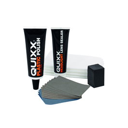 Quixx QQ00084 Kit de Restauración de Faros con Pulido y Sellado, Restaura la Claridad y Mejora la Seguridad Vial