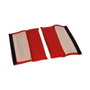Sabelt Almohadillas 3 pulg con Velcro Rojas