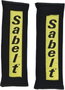 Sabelt Almohadillas 3 Pulgadas Velcro Negras