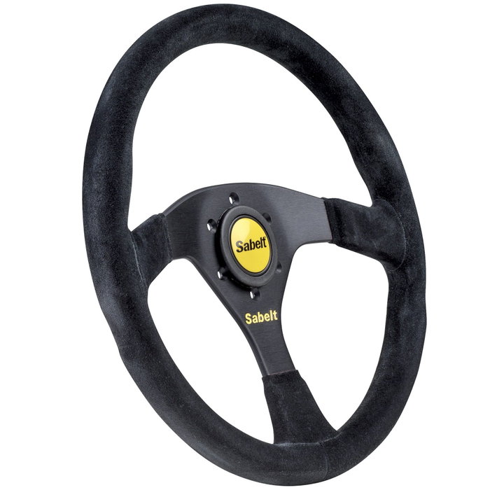 Sabelt SW-635 Volante de 350 mm con Plato Plano de Ante Negro Sabelt SW-635 Volante de 350 mm con Plato Plano de Ante Negro