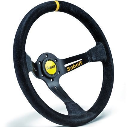 Sabelt Volante SW-390 SBRFVO2005X 350mm Gamuza Negra 3 Radios Profundo
