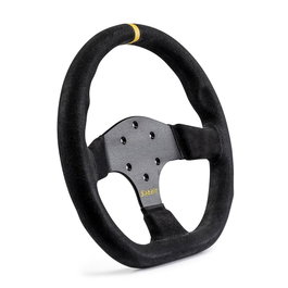 Sabelt Volante SW-733 Plano 330mm Gamuza Negro