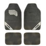 Momo Set de 4 Alfombrillas Universales 012 Negro/Blanco