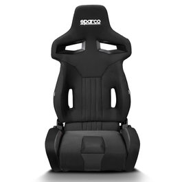 Sparco Asiento Deportivo Reclinable R333 Negro S009011NR, Conducción Diaria y Competición, Alta Sujeción Lateral
