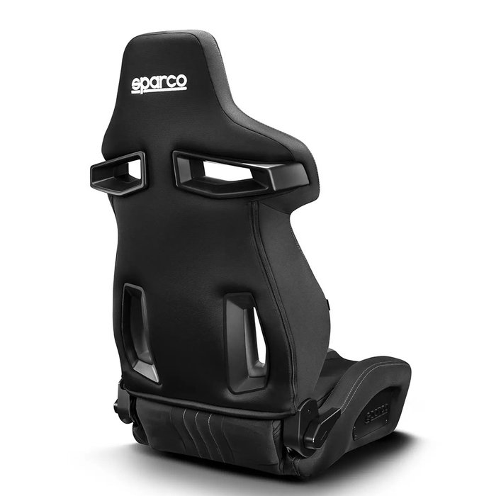 Sparco Asiento Deportivo Reclinable R333 Negro S009011NR, Conducción Diaria y Competición, Alta Sujeción Lateral
