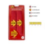 Momo Set de 2 Almohadillas para Cinturón de Seguridad Rojo/Amarillo