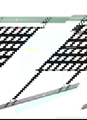 Schroth Red de Ventana SH09543-0 Negro Tamaño I 400 Mm X 405 Mm para Coches de 4 Puertas y Compactos Homologada FIA/NASCAR