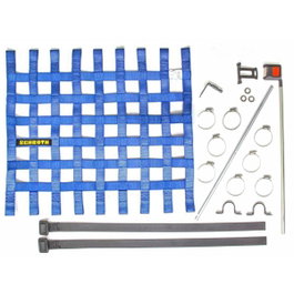 Schroth SH09545-1 Red de Ventana Tamaño II 525 x 467 mm Azul para Coches de Carreras