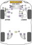 Powerflex Silentblock Trasero de Brazo Tirado a Chasis