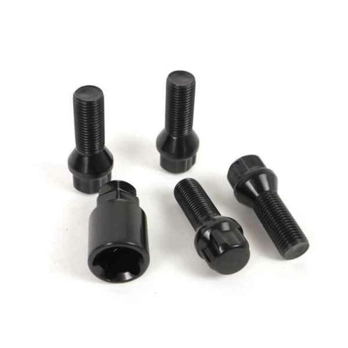 Tornillos Antirrobo OMP OMPS09811201 M12 x 1,25 4 uds Negro Tornillos Antirrobo OMP OMPS09811201 M12 x 1,25 4 uds Negro
