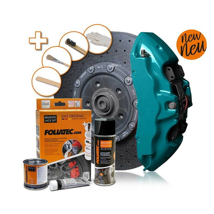 Foliatec Kit Pintura para Pinzas de Freno Azul Miami Beach