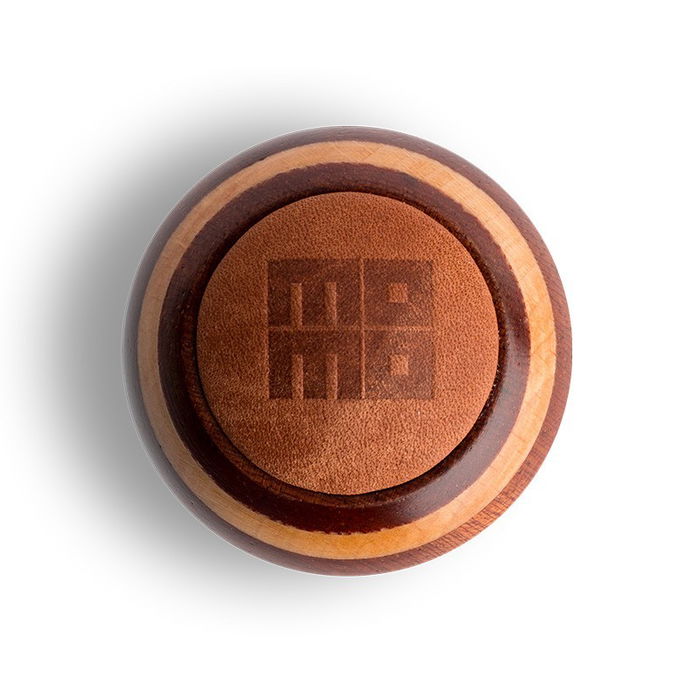 Momo Pomo MOMPOTARGAWOOD0 de Madera para Cambio de Marchas Esférico Targa con Inserción de Cuero Hecho a Mano
