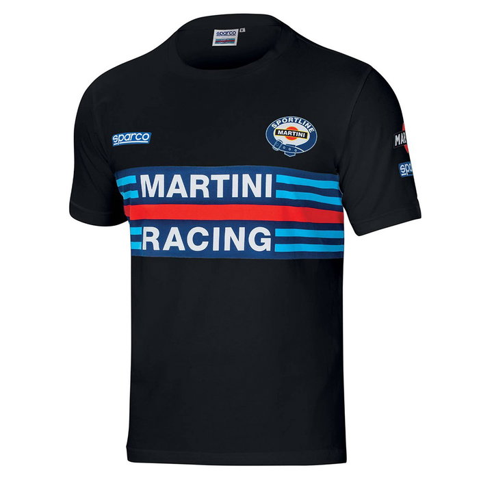 Sparco Camiseta Martini-R Negro Talla M Sparco Camiseta Martini-R Negro Talla M
