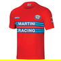 Sparco S01274MRRS4XL Camiseta Martini Racing Talla XL Roja 95% Algodón 5% Elastano
